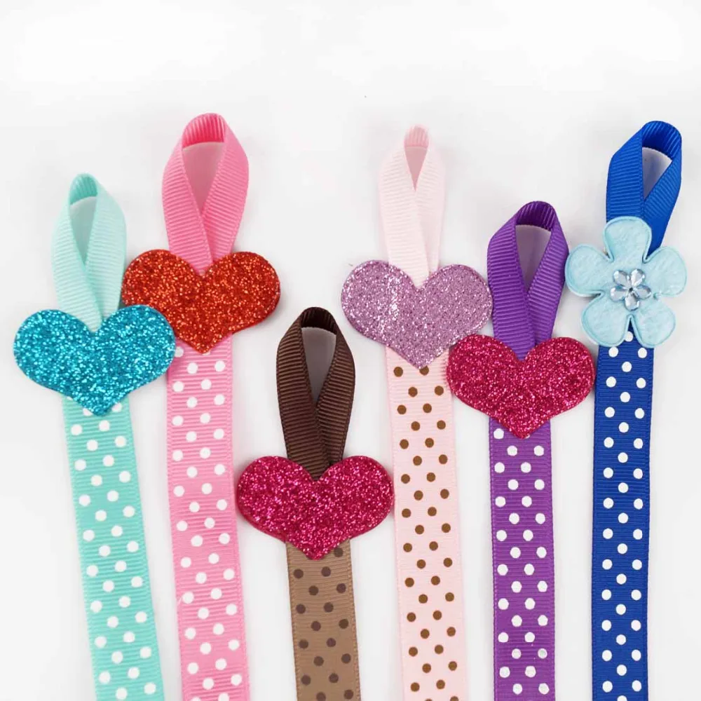 3 шт./лот держатель с принтом в горошек ручной работы для девочек пояс бантом