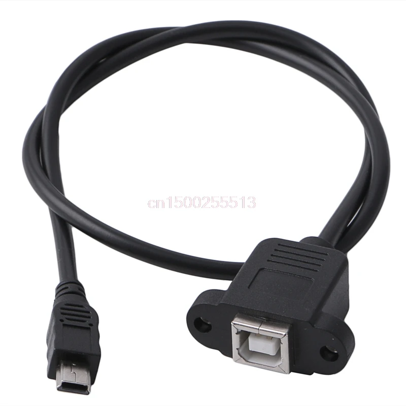 Монтажный кабель для панели принтера + винтовой мини-USB 5-контактный штекер на USB 2 0
