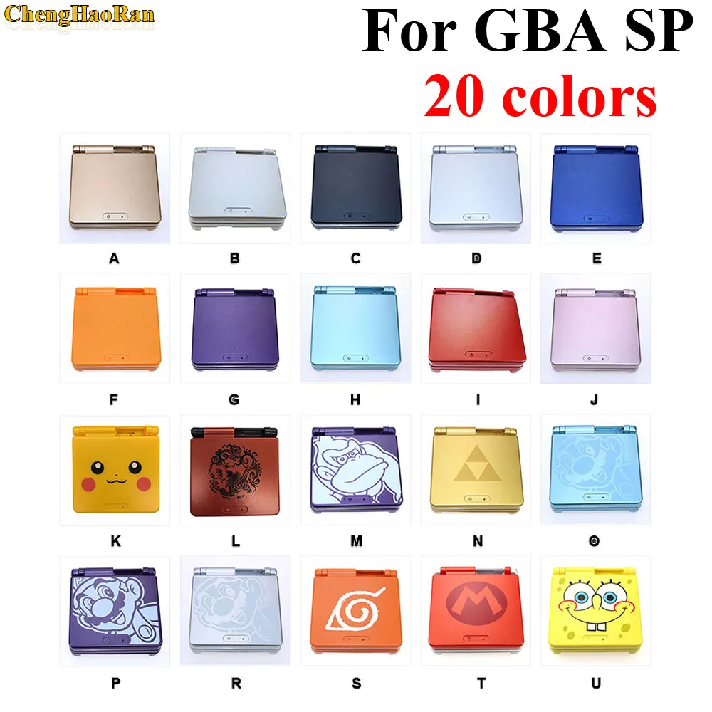 ChengHaoRan 1x мультипликационный комплект с полным корпусом для Nintendo GameBoy Advance SP GBA