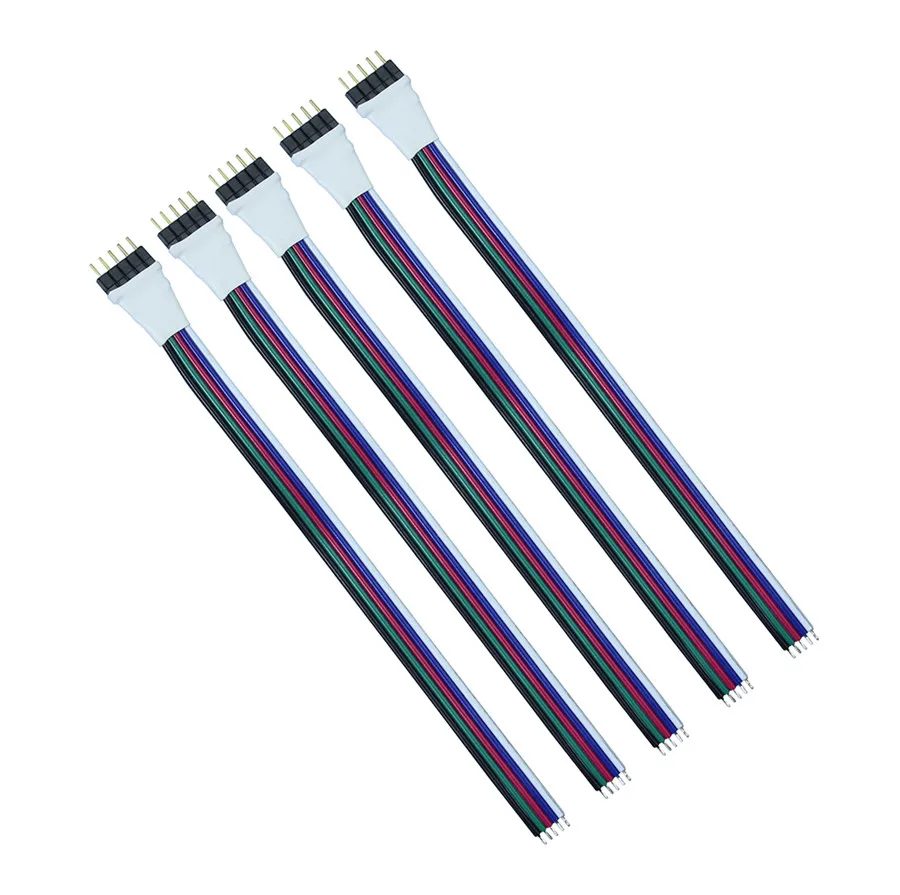 10 шт. 5pin DC разъем кабель для Светодиодные ленты света 5050 3528 SMD RGBW rgbww 5 pin Провода|cable