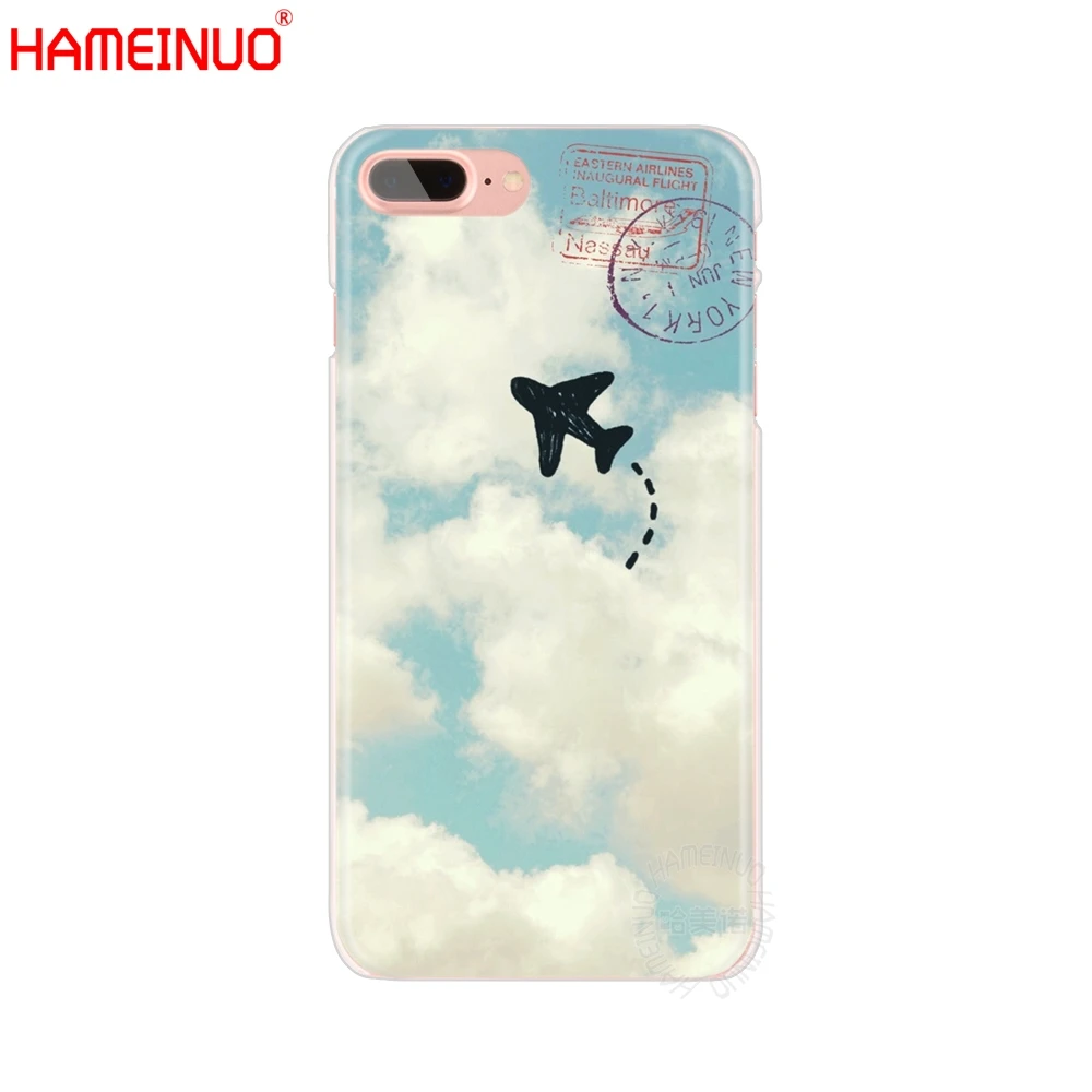 HAMEINUO the airplane flying into sunset cell phone Cover case for iphone X 8 7 6 4 4s 5 5s SE 5c 6s plus | Мобильные телефоны и