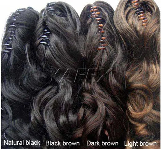 ZCD Длинные Волнистые завитые Ponytail Пони Vivid зажим в Выдвижении волос |