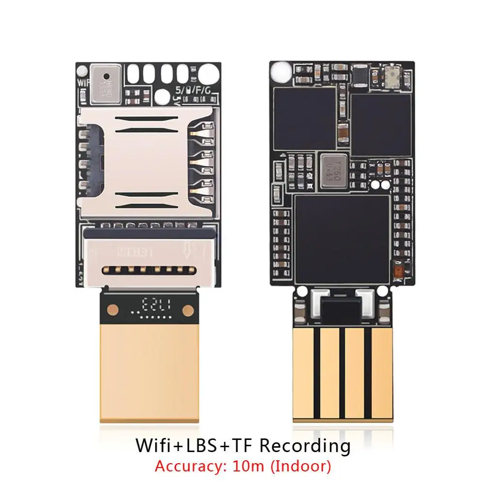 Самый маленький ZX618 PCBA WiFi lbs GSM трекер позиционирование TF карта голосовая запись