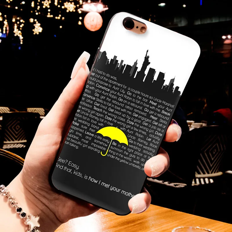 Защитный чехол для телефона MaiYaCa how i met your mother himym quotes для iPhone 8 7 6 6S Plus X XS MAX XR 5 5S SE 5C