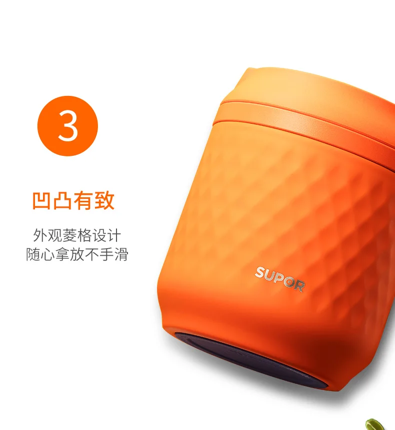 Бытовой термос крышка Bento box изолированный ланч длинный баррель из нержавеющей стали Вакуумная чашка горшок 1 человек СУП может BT-22