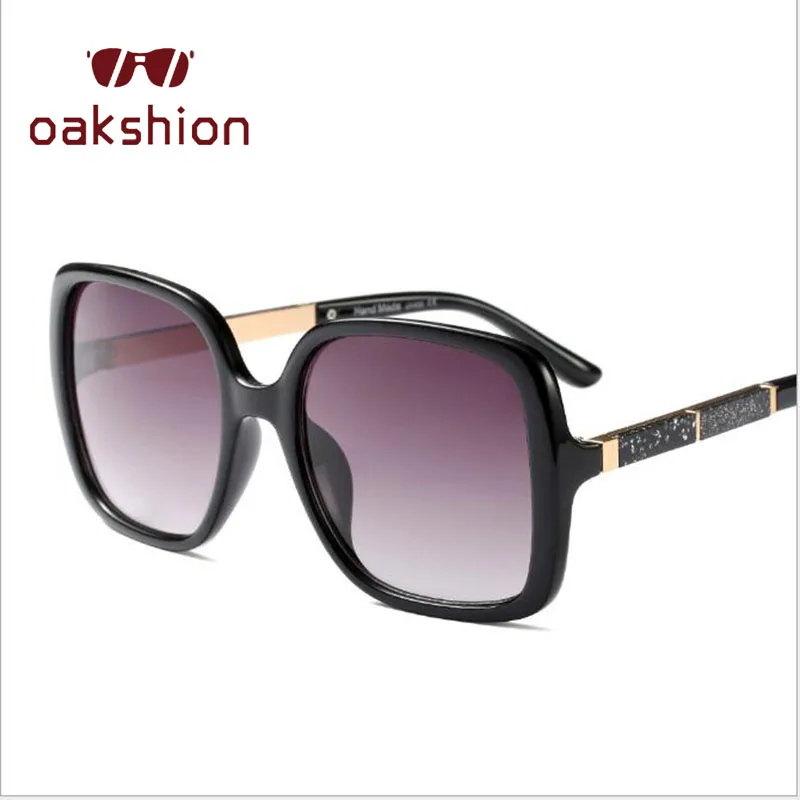 Бренд окшион дизайнерская женская огромная оправа круглые солнцезащитные очки