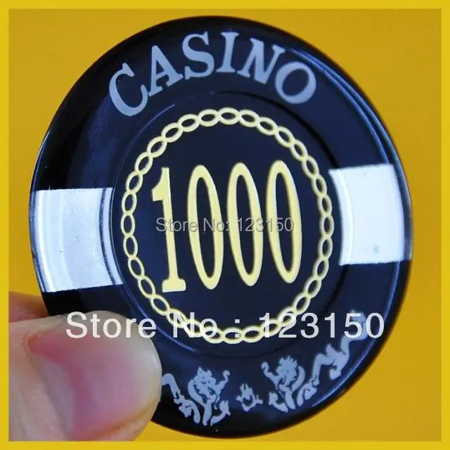 

PK-7002 Acrylic Poker Chip 45MM Diameter 50pcs/pack Free Shipping