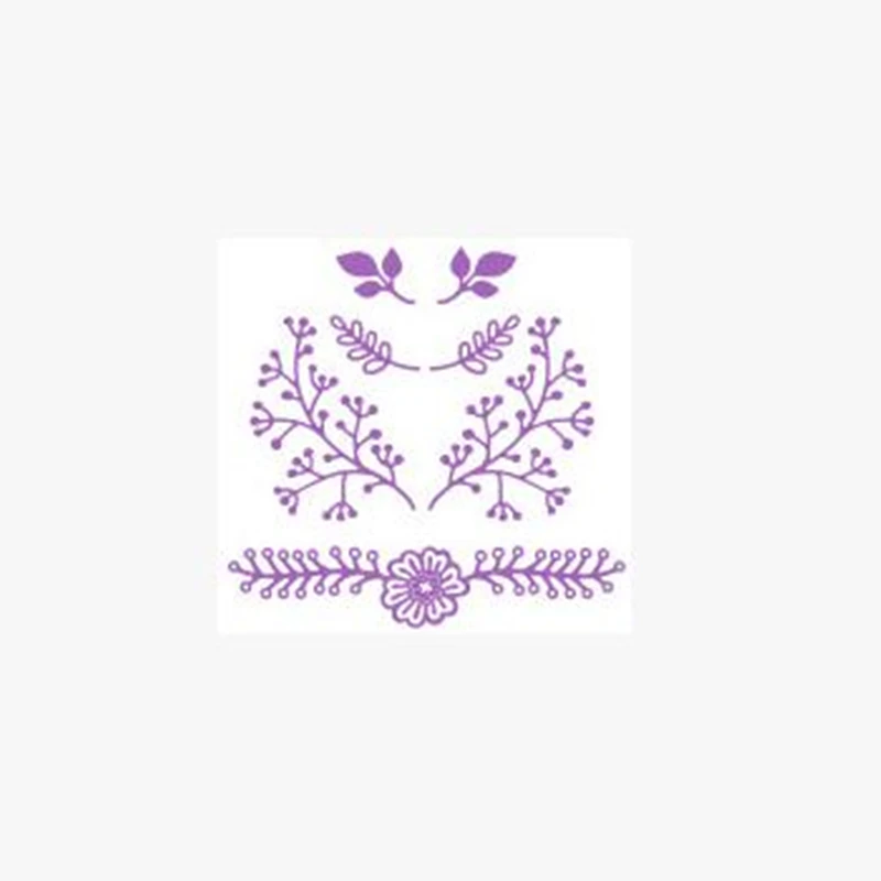 YINISE металлические режущие штампы для трафареты скрапбукинга набор цветов DIY