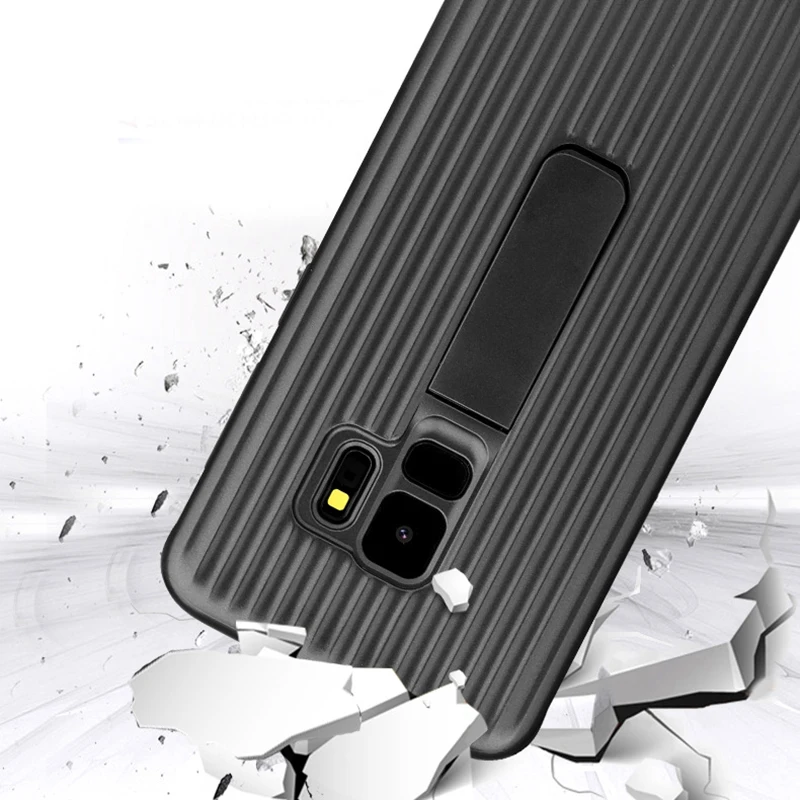 Car Magnetic Ring Stand Case for Samsung Galaxy S9 S8 Plus S7 Edge Back Cover Note 8 A5 A7 A8 2018 Phone Bags |