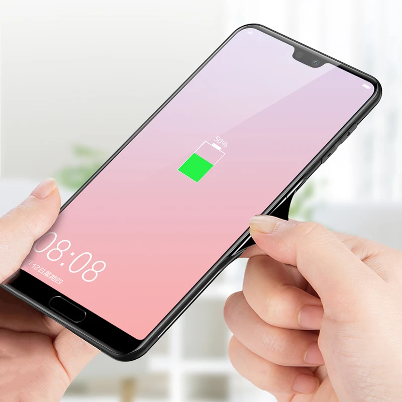 Блестящий стеклянный чехол AmzBoon с градиентом для Samsung S8 мягкий силиконовый S9 PLUS