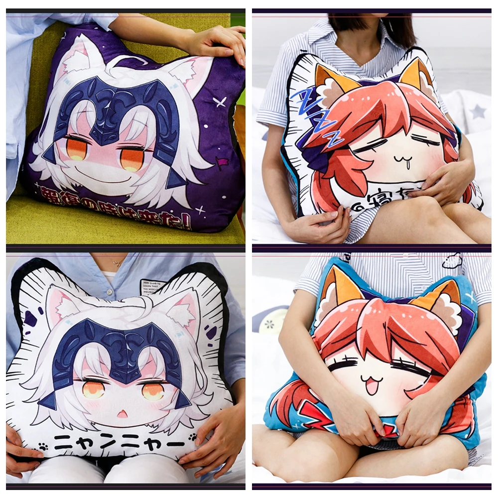 Аниме JK Fate Grand Order FGO Saber Alter Jeanne dArc Astolfo Tamamo no Mae Emiya Merlin Gilgamesh Косплей плюшевая кукла-Подушка игрушка