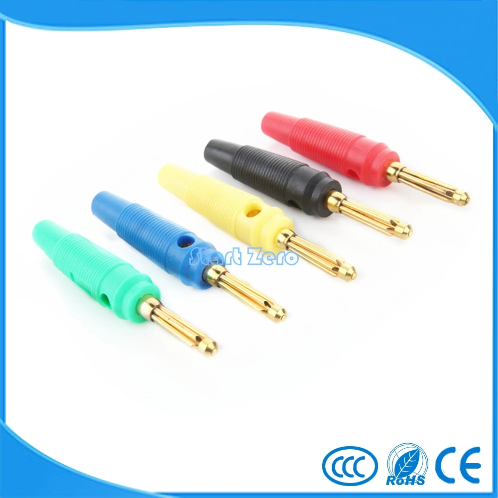 2 шт. 4 мм паяльная Штабелируемая Банановая заглушка 20 А большой ток