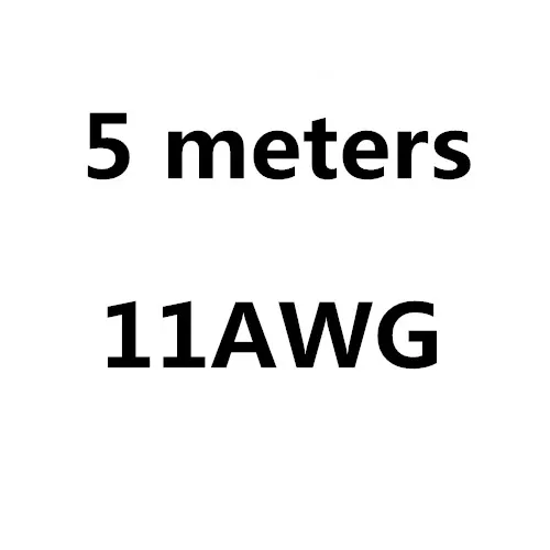 5 m 11 AWG 4 6 7 8 10, 11, 12, 13, 14, 15, 16, 17, 18, 20, 22, 24, 26 28 30 AWG силиконовый провод ультра гибкий Тесты линия кабель высокого Температура - Цвет: 5 m 11 AWG