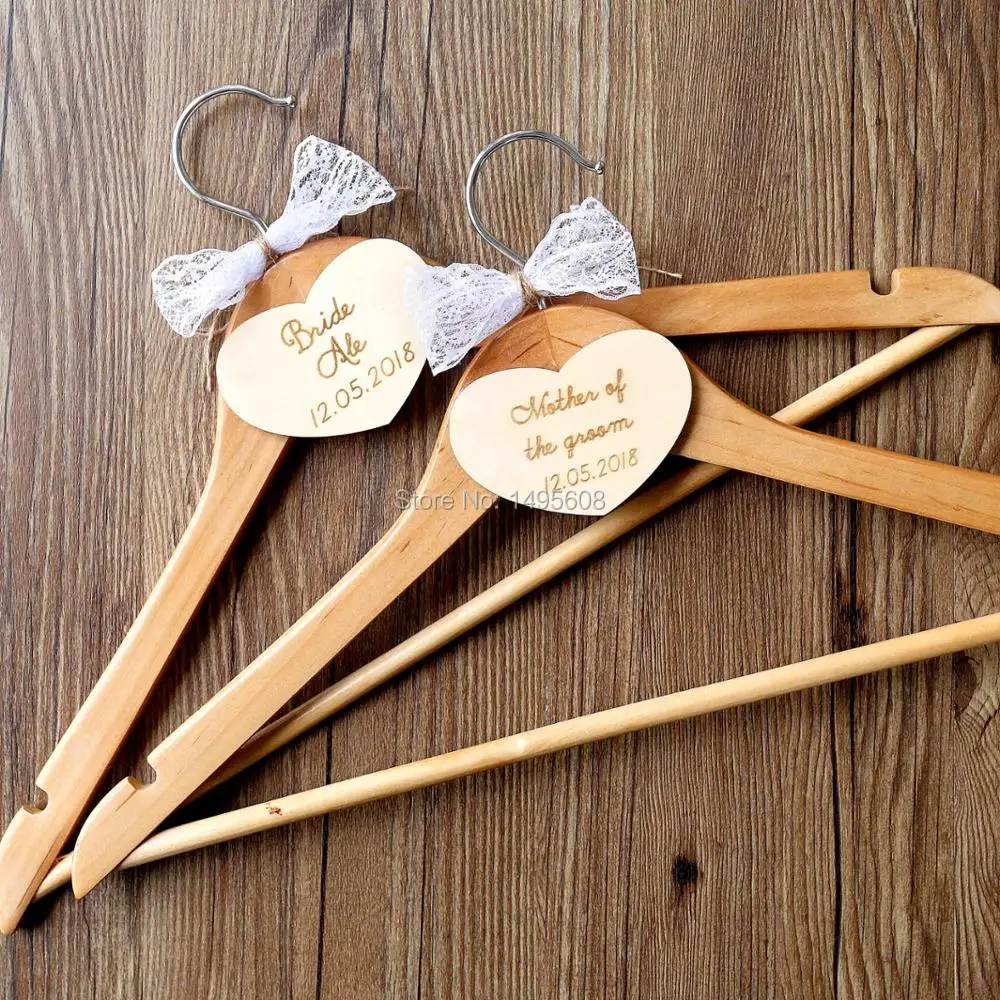 Деревянная свадебная вешалка для подружек невесты на заказ|personalized wooden|rope