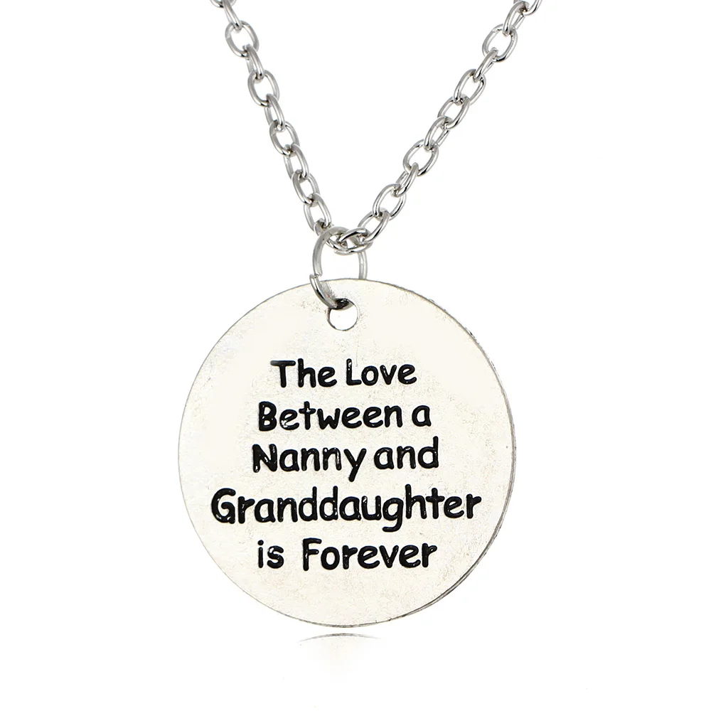 Женское Ожерелье любовь между няней с серебряным покрытием|fashion necklace|necklace