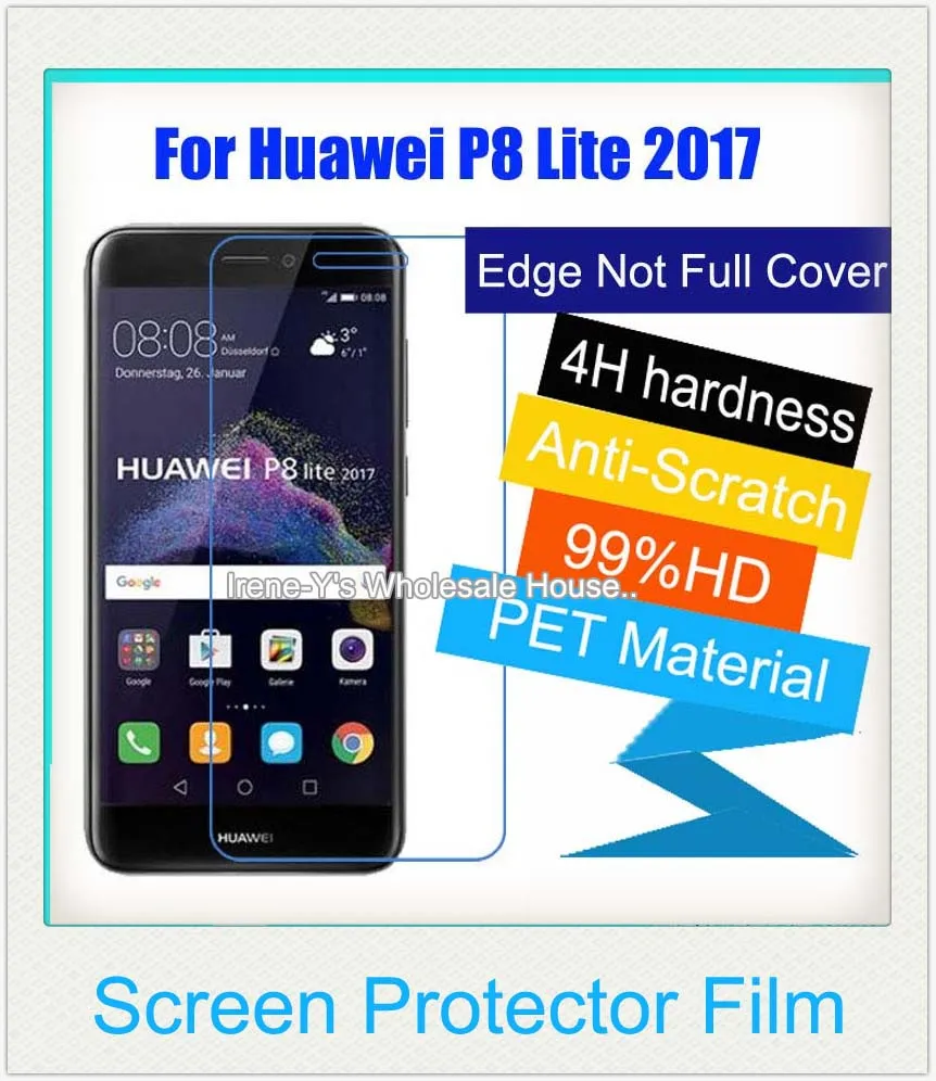 5x для huawei P10 P9 плюс P8 Lite 2017 P7 P6 Y6 Высокий прозрачный глянцевый Экран защитный кожух