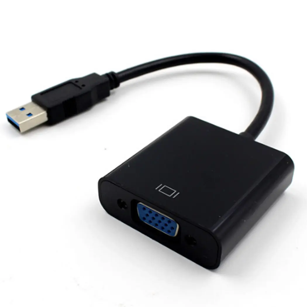 10 шт. Высокое качество USB 3 0 к VGA Мульти-дисплей адаптер конвертер Внешний
