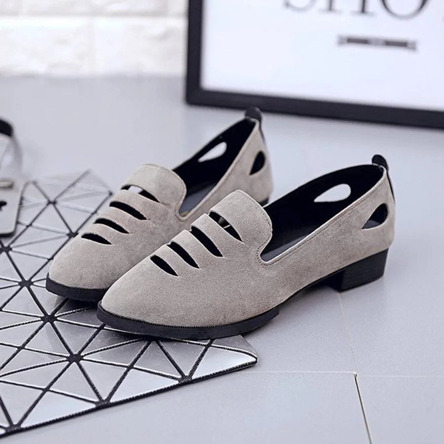 Новая женская обувь в Корейском стиле на лето 2019 с острым носком Повседневная и