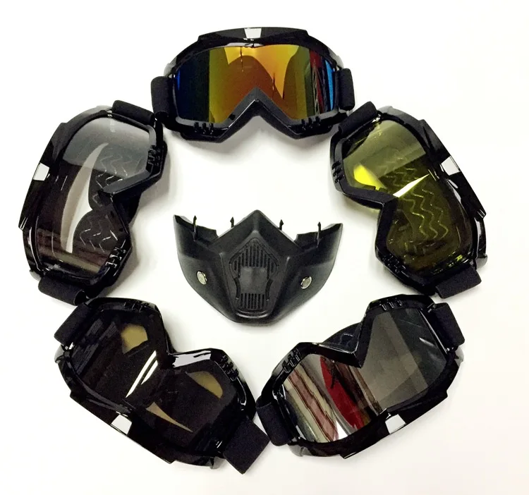 Популярные мотоциклетные Goggle Защитные спорта Off Road певица объектив Óculos