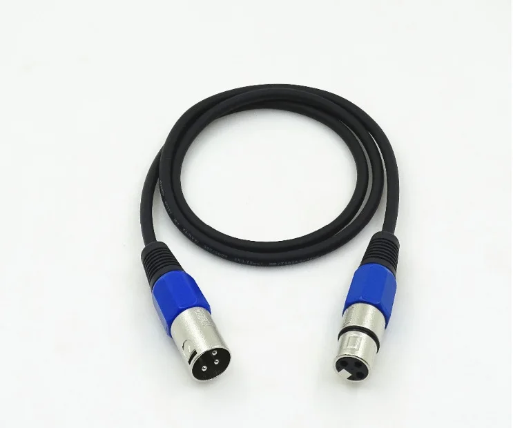 Dyue 3-PIN DMX сигнальная линия 1 M-5 M, 6 M, 7 M, 8 M, 9 M, 10 M, 15 M, 20 м светодиодный прожектор dmx кабель dj оборудование Новинка