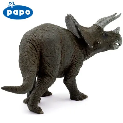Papo Triceratops Имитация Динозавра модель музейная коллекция Юрского периода мир