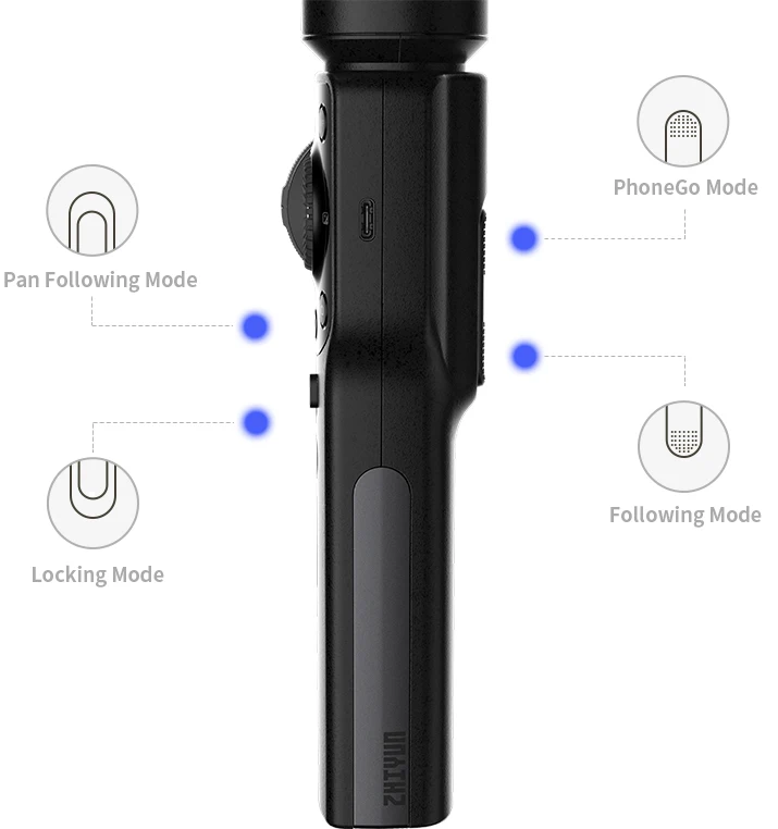 Ручной карданный 3 осевой стабилизатор Zhiyun с официальным сглаживанием 4