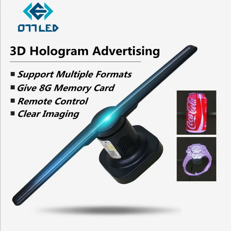 Светодиодный голографический проектор портативный 3D-проектор уникальный для