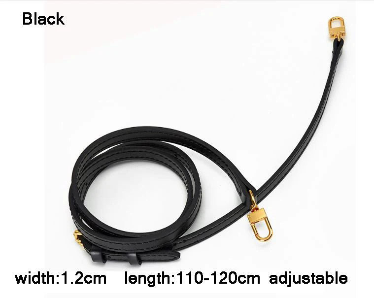 Натуральная Кожа Замена Crossbody Сумке роскошные аксессуары, сумки 0,9/1,2/1,5/1,8/2,5 см в ширину на выбор
