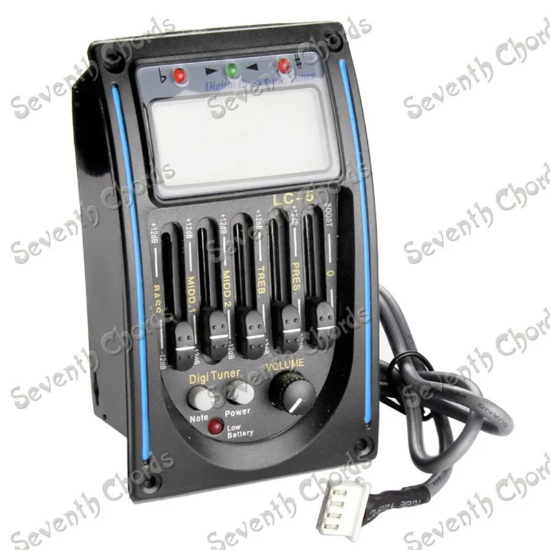 

Acoustic Guitar 5-Band Equalizer Preamp Piezo Pickup Tuner guitar accessories