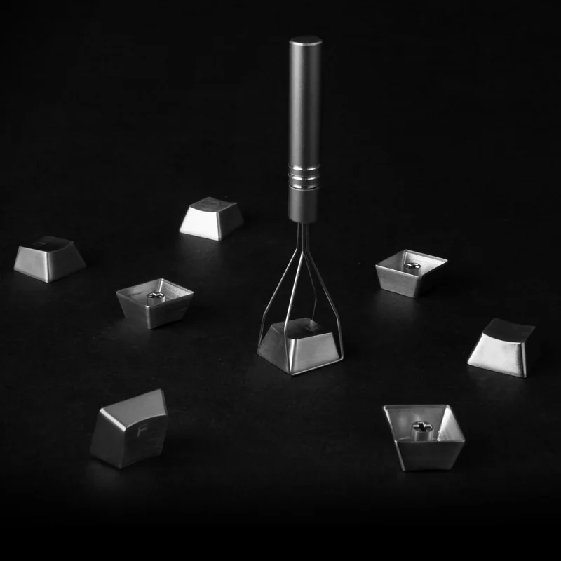 8 шт./компл. механическая клавиатура цельнометаллические колпачки для клавиш из