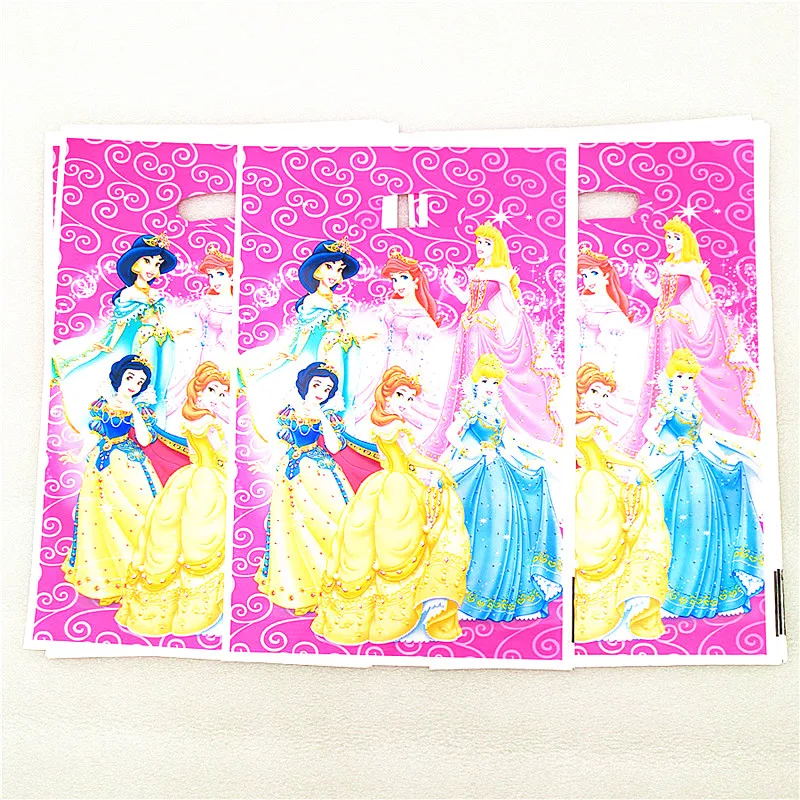Дисней шесть Принцесса Белль тематический дизайн 83 шт./лот одноразовые наборы посуды для девочек день рождения тема поставка украшений для вечеринок