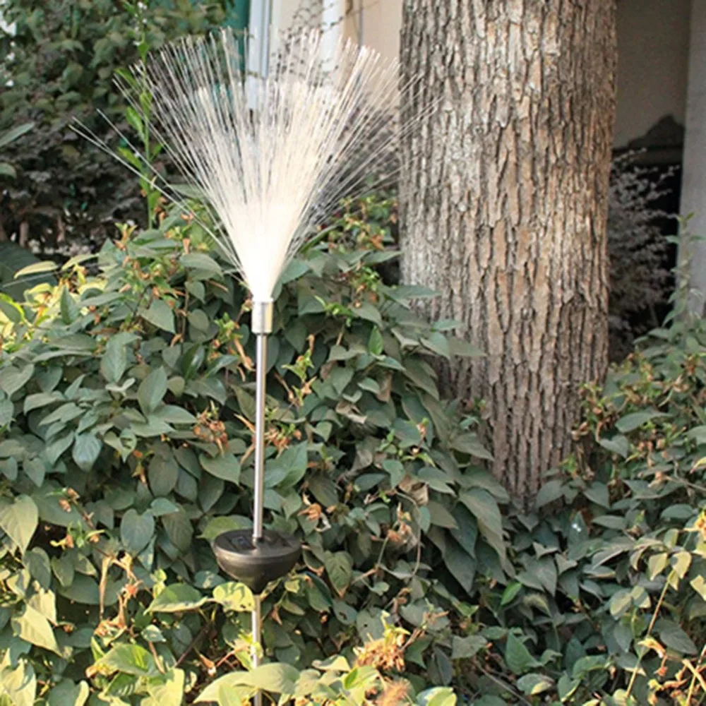 Солнечный Мощность Красочные Изменение свет лампы газон рождественские