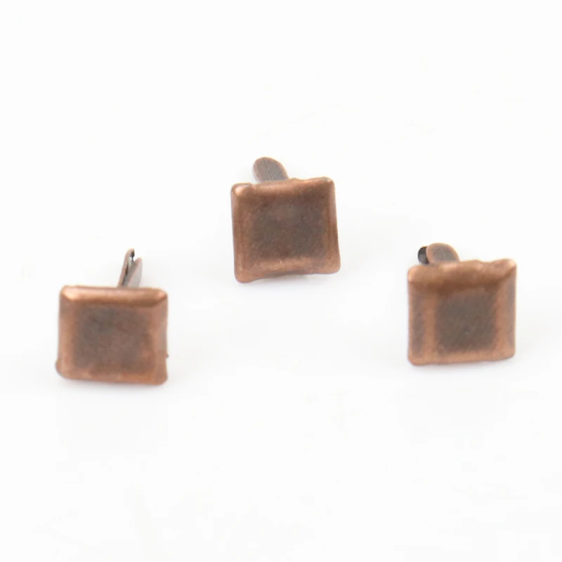 Bronze Square Brads Scrapbooking Embellishment Fastener Metal Crafts For Diy handmade Decoration 5mm 40PCs MZ232-17 | Дом и сад