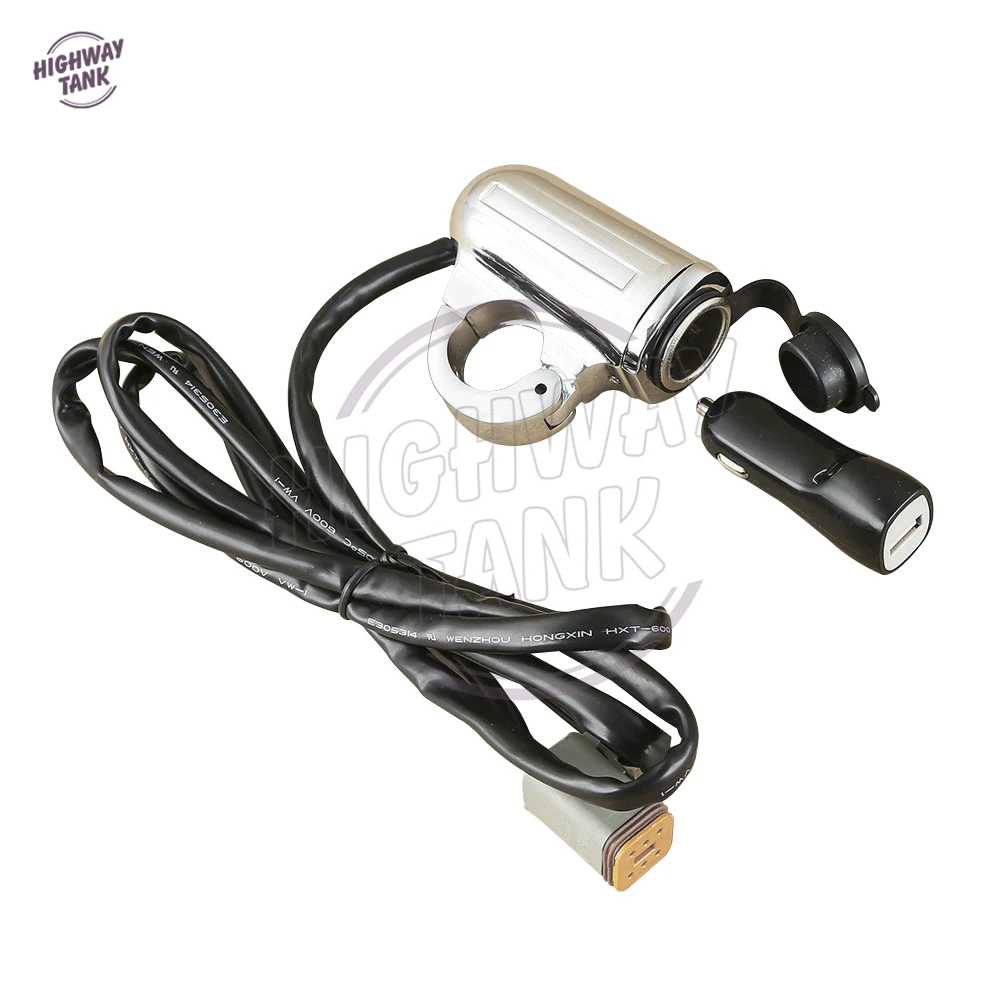 1 &quotкрепление на руль вспомогательный USB порт питания чехол для телефона Harley Street