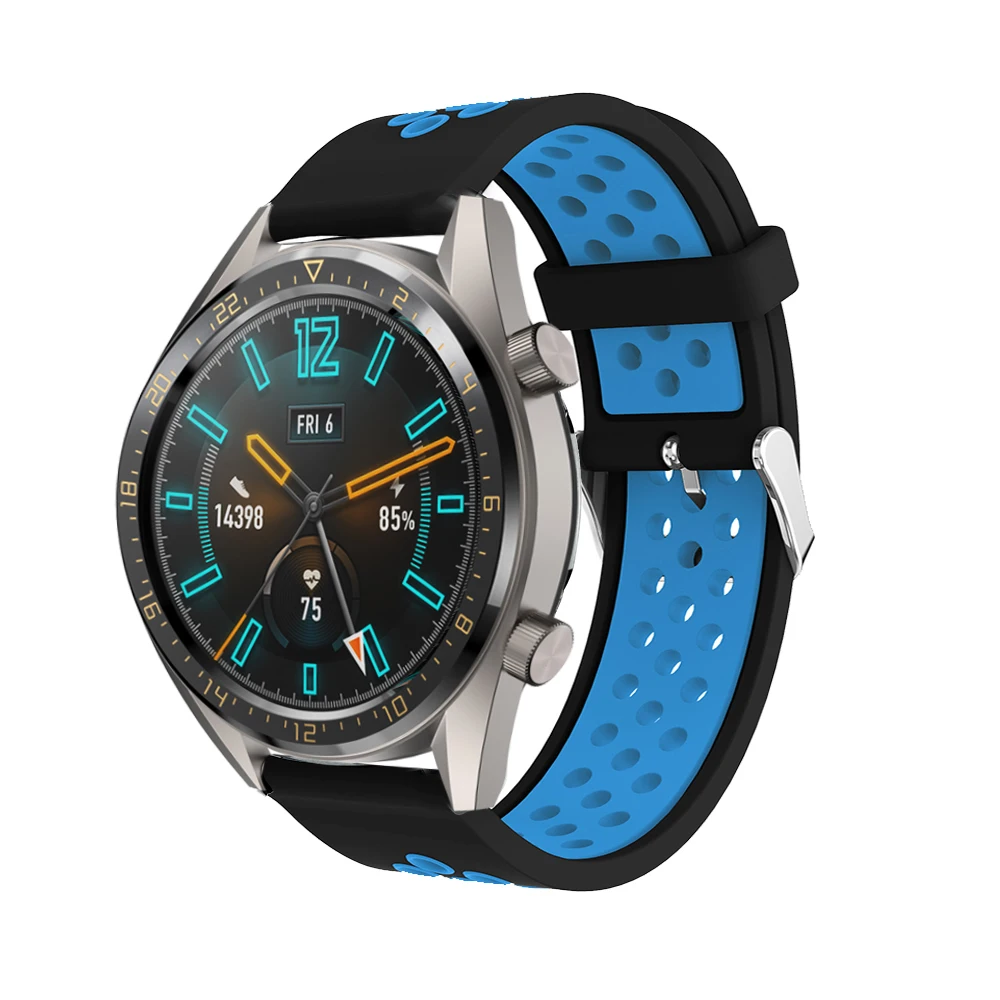 Силиконовый ремешок для Xiaomi Huami Amazfit Stratos 2 Pace Smart Watch Band 22 мм спортивный ремешок для samsung gear S3 huawei GT Active