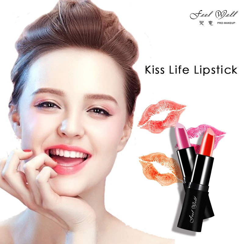 Feel well 10 colors Lipstick Red Matte Long Lasting Moisture Cosmetic Lips Makeup 3.8g sexy lip | Красота и здоровье
