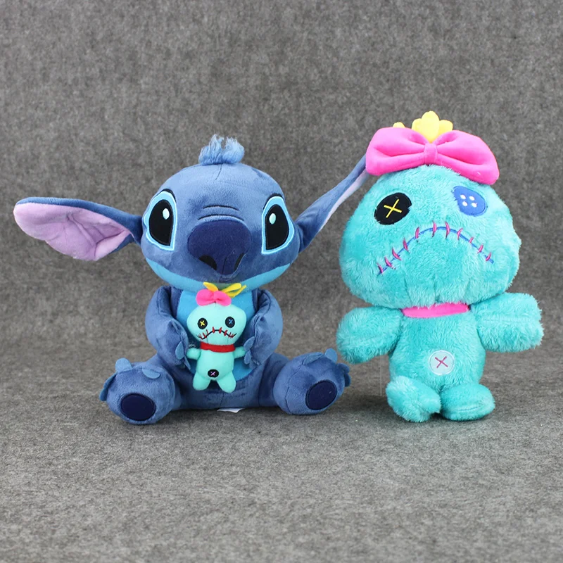 24-27 см Лило и Стич Scrump Плюшевые игрушки куклы из мультфильма милые Прошитые
