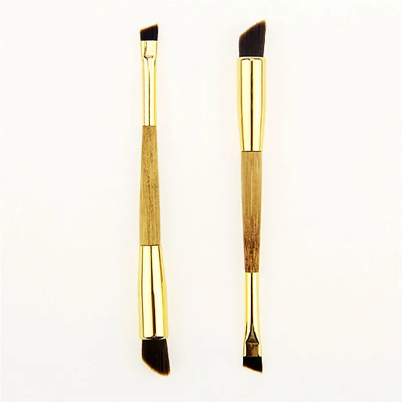 1 шт. модная красивая натуральная бамбуковая ручка изогнутая двойная Концевая