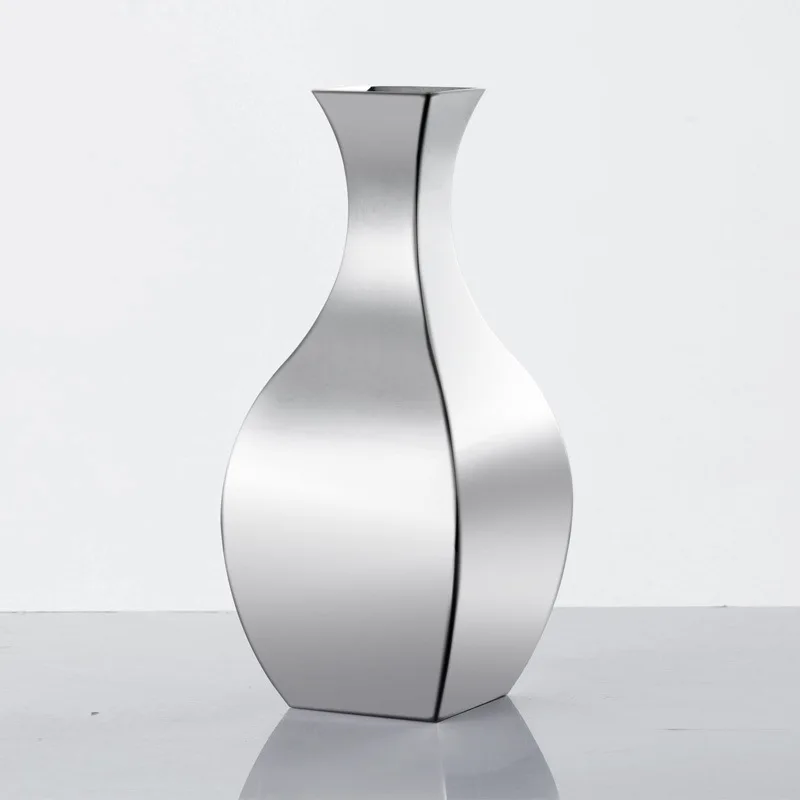 Ваза из нержавеющей стали 304 напольная для дома гостиной столешница Цветочная