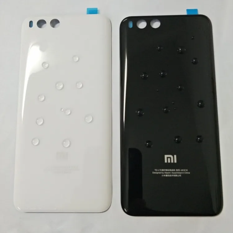 

3D Glass For Mi6 Battery Cover Case Spare Parts For Xiaomi Mi6 Mi 6 Battery Back Cover Door Phone Housing Case Free Shipping