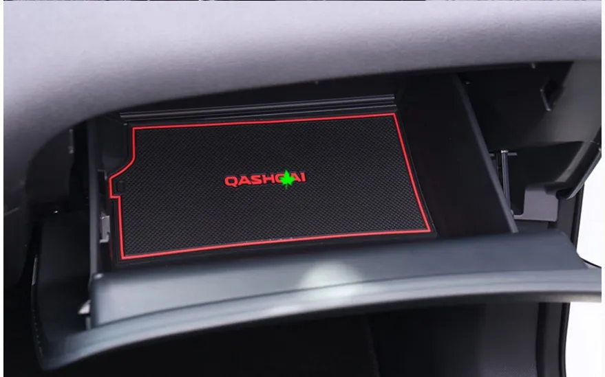 Для QASHQAI j11 противоскользящие автомобильные Прорезиненные латексные коврики с прорезиненным канавком, внутренняя подушка для чашки, автомобильный стиль