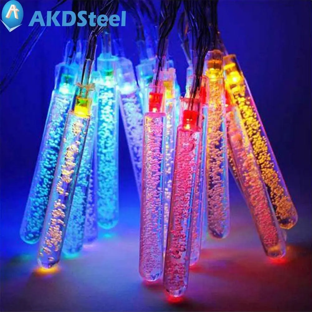 Фото Akdsteel солнечные 20 светодиодов Медный провод ночник строка украшения Освещение Akdsteel солнечные 20 светодиодов Медный провод ночник строка украшения Освещение