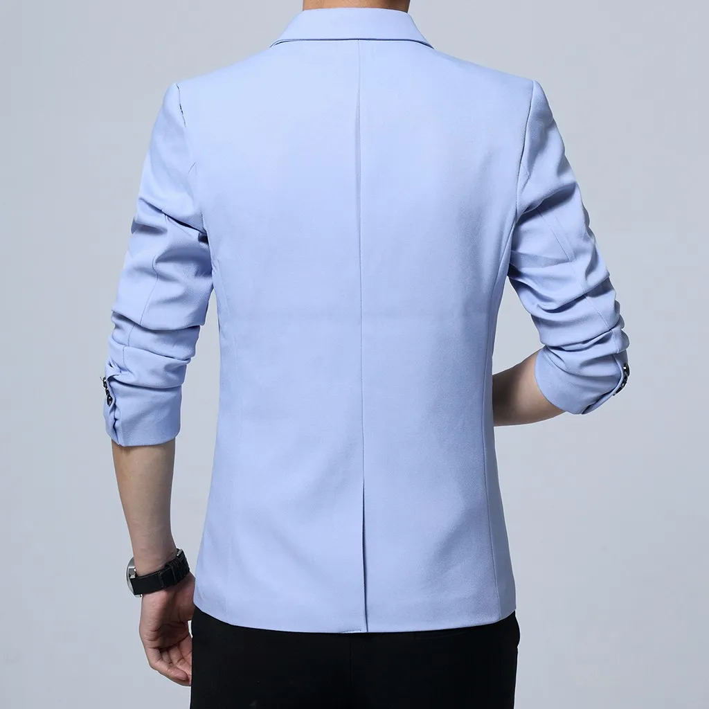 Большие размеры Formal мужской деловой костюм куртки одна пуговица костюмы для