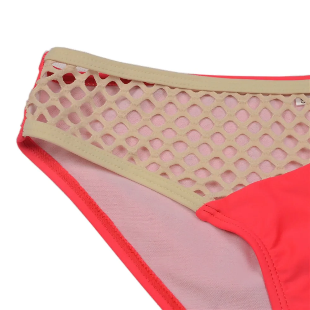 2016 Новый Дизайн Сплит-Низкая Талия Выдалбливают Бикини Сращивания Купальник