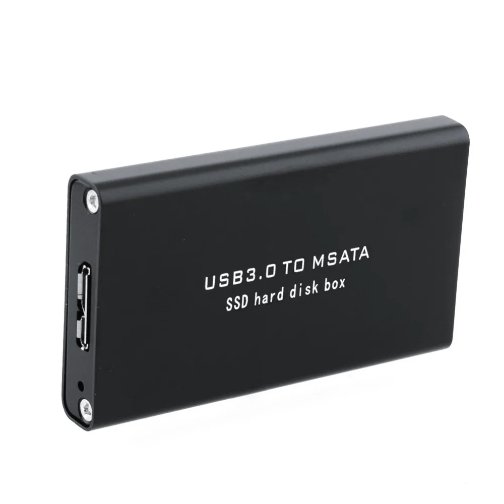 5 Гбит/с USB 3 0 к mSATA SSD корпус USB3.0 мини SATA жесткий диск адаптер M2 Внешний мобильный