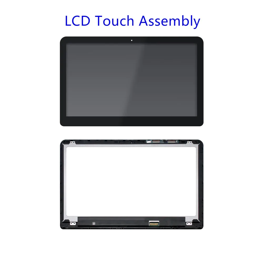 LTN156HL07-301 LP156WF4 (SP)(L1) LED LCD Touch Screen Digitizer Bezel For HP Envy X360 M6-W m6-w106dx m6-w154nr 808240-001