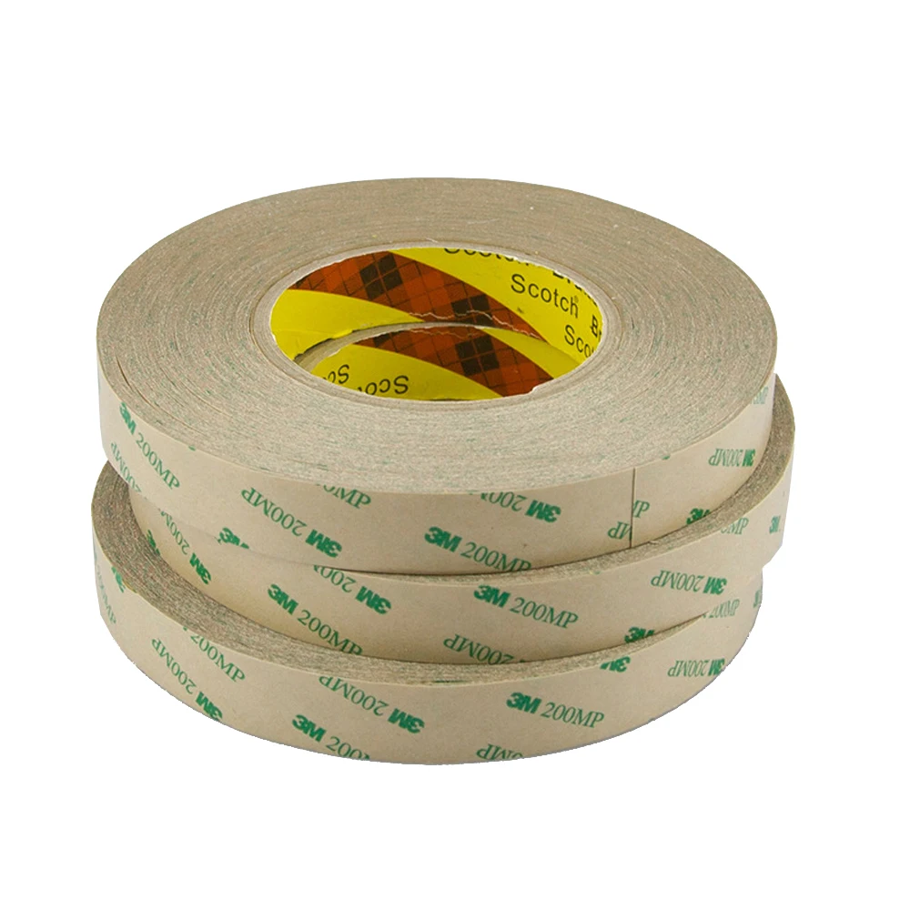 3M 200MP 55M High Temperature Resist Waterproof Strong Double Adhesive Tape Widely Using For LED Strip Bond Transparent Tape