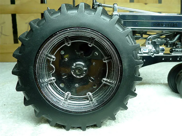 KNL HOBBY J Deere 60 посеребренный металлический Трактор Модель сельскохозяйственного