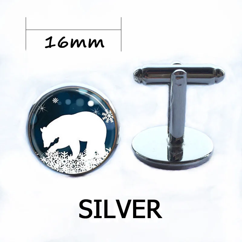 Винтажная подвеска в виде полярного медведя ожерелье стиле стимпанк с синими и