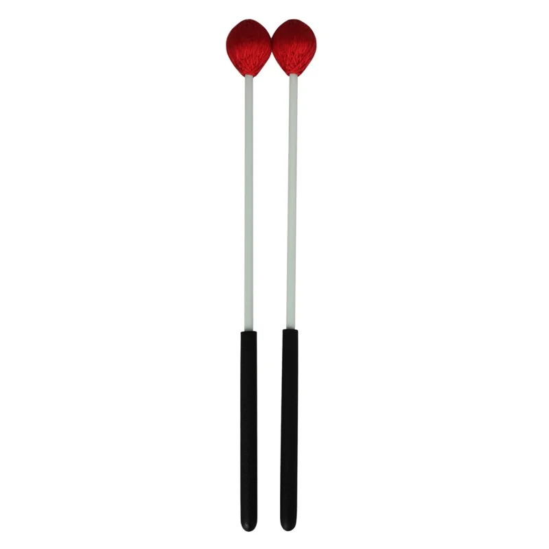 1 пара средней жесткости Mallets Marimba 36 см пряжа голова береза ручки Вал для ударных инструментов